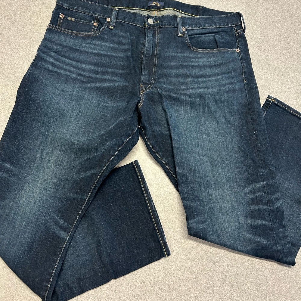 Men's Polo Ralph Lauren Varixk slim straight jeans size 40x30 Blue Jeans